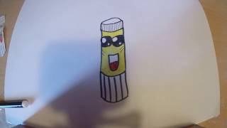 TUTO : Comment dessiner facilement un tube de colle kawaii ! 