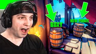 I taught a NEW Pirate how to TUCK in Sea of Thieves!!