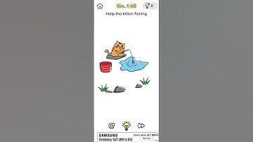 Help the kitten fishing. Brainout game level 148 solved.#youtubeshorts #brainout #shots