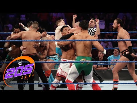 Captain’s Challenge 10-Man Tag Team Elimination Match: WWE 205 Live, Aug. 20, 2019