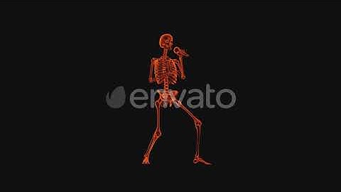 Burning Skeleton - Style Rap | Motion Graphics - Envato elements