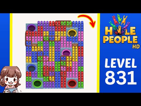 Hole People Level 831 Solution Walkthrough