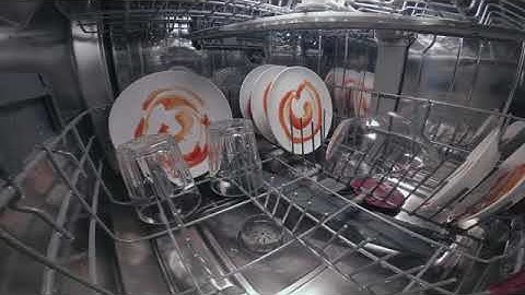 Cận cảnh hoạt động bên trong máy rửa bát