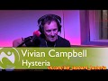 Vivian Campbell (Def Leppard) Live performing "HYSTERIA" on BBC Radio Ulster  11 November 2017