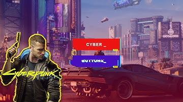 How to Make Awesome  Cyber Punk 2077 Official Website Button Effect