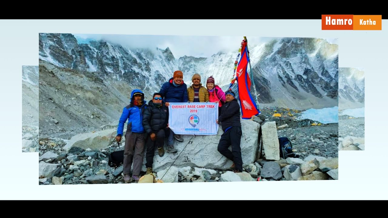 An amputated youth guiding tourists to Everest Base Camp  Ramesh Khatri  Hamrokathacom