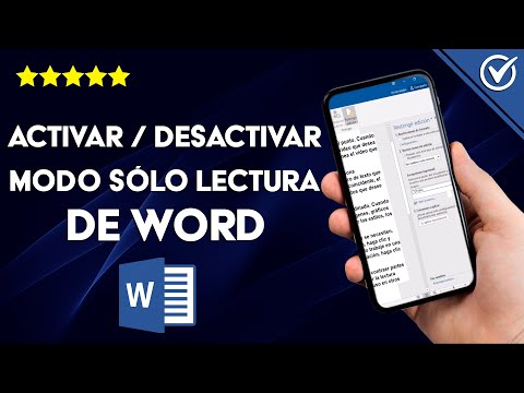 ¿Cómo activar o desactivar modo sólo lectura de WORD? - Rápido y sencillo