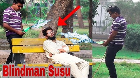 Blindman Peeing in Public Prank - AWESOME REACTIONS @rbprankstv