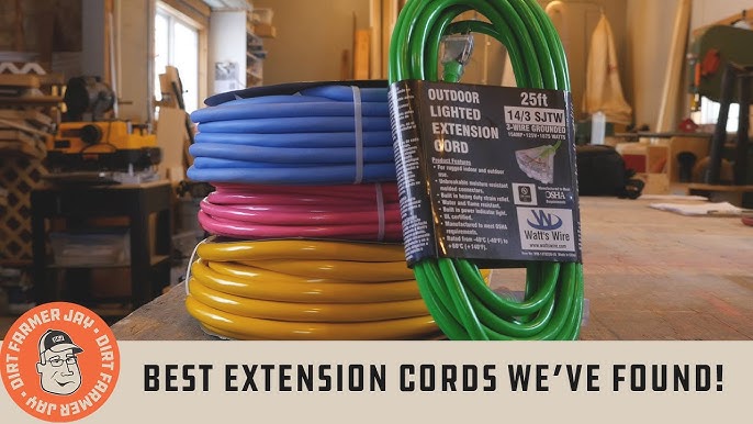 Costco! 50ft Heavy Duty 12/3 SJTW Extension Cords (2 PACK)! $39