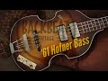 ‘61 Hofner Cavern Bass Setup and Review. German Classic Reissue. Beatle bass.