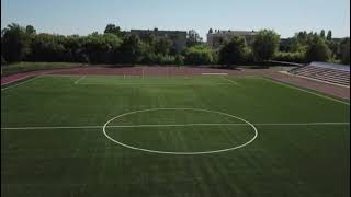 Футбольное поле 7700 м2 из искусственного газона DiaSport Profi Football M60.  г. Ртищево