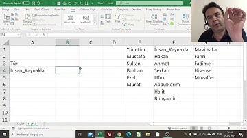 #Excel Zor işler- Veri Seçince listeleme  yapmak -772.video | Ömer BAĞCI