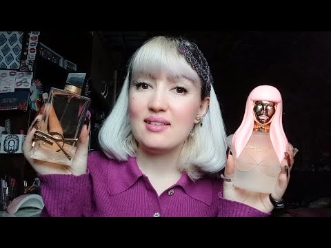 ASMR Perfume Collection part 4 🩷 Glass Tapping (kolekcija parfema, tapkanje po staklu)