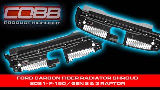 COBB Tuning - Product Highlight - Redline Radiator Shroud for Gen2 Raptor & 21+ F150 / Gen3 Raptor