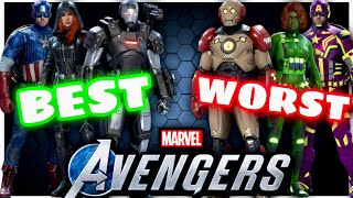Best And Worst Skins In Marvel's Avengers