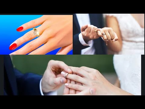 Vidéo: Où est la bague de mariage sur la main droite ?