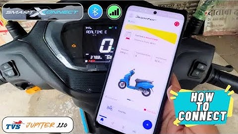 How to connect Bluetooth in New TVS Jupiter 110cc 2024 model || Full details Step by Step