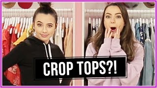 CROP TOP CHALLENGE!? | Closet Wars w/ Merrell Twins
