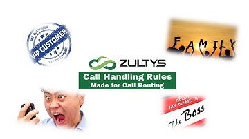 Zultys Call Handling rule - Made for Intelligent Call routing