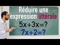 Réduire une expression littérale