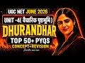UGC NET Hindi Sahitya 2026 Unit-4 वैचारिक पृष्ठभूमि Top 50 PYQs One Shot | Paper 2 Hindi| Sarita Mam