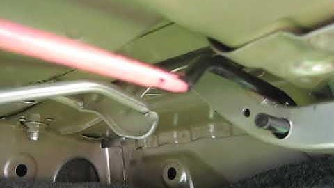 Installation of tension bar in 2015, 2016, 2017 Toyota Camry