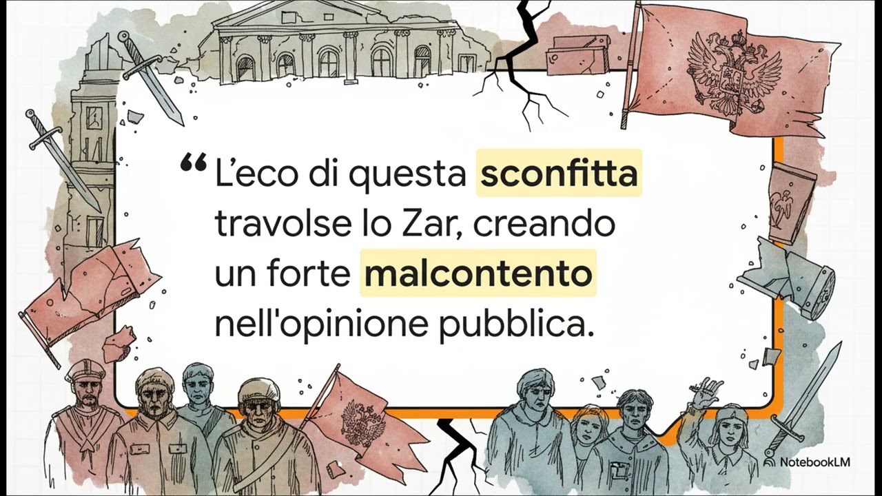Rivoluzione Russa (Parte terza).  Dalla guerra contro il Giappone alla Riforma di Stolypin.