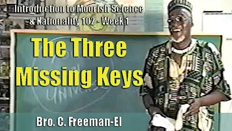 Bro. C. Freeman-El | The Three Missing Keys, MSN10...