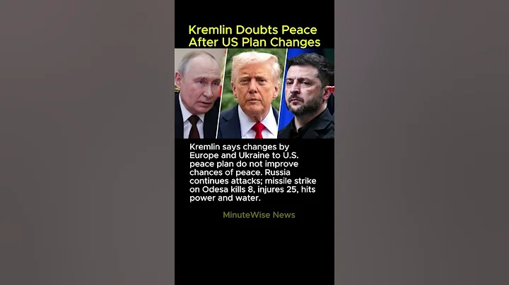Kremlin Doubts Peace After US Plan Changes #ukrainerussia #peacetalks #odesaattack