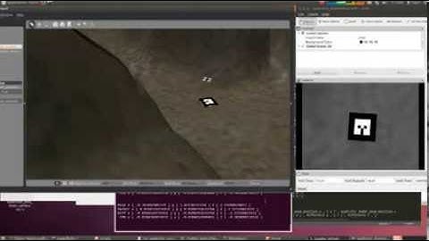 Simple P controller with simulation in ROS with hector_quadrotor and visual markers.
