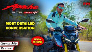 ALL NEW 2026 - TVS APACHE 160 4V - Ownership Review with Pros & Cons You MUST Know!