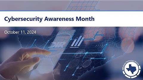 2024 Cybersecurity Awareness Month Webinar