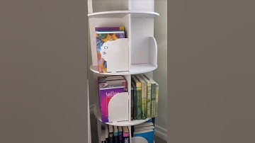 Rotating Bookshelf 360 Display #amazon #bookshelf #shorts #video