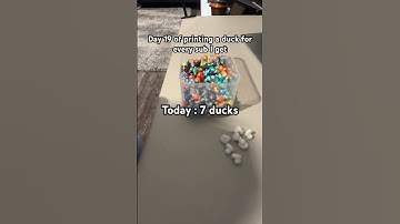 Subscribe for your own duck : DAY 19 #3d #3dprinting #viral #fyp