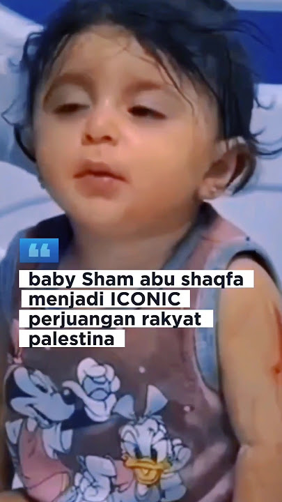 baby Sham abu shaqfa, menjadi simbol perjuangan rakyat palestina‼️#shorts #short #palestine