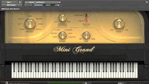 Mini Grand Demo, Pro Tools 8