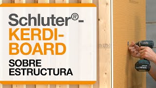 Schluter®-KERDI-BOARD sobre estructura