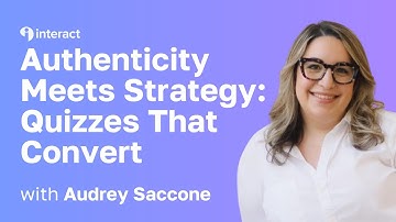 Authenticity Meets Strategy: Building Quizzes That Convert with Audrey Saccone