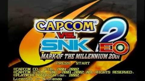 Capcom Vs. SNK 2 Intro
