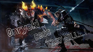 Nioh - First Boss (Onryoki) Easy Kill