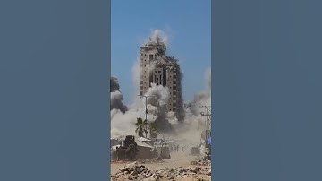 "Building Blast Moment Caught on Camera – Full Collapse!"