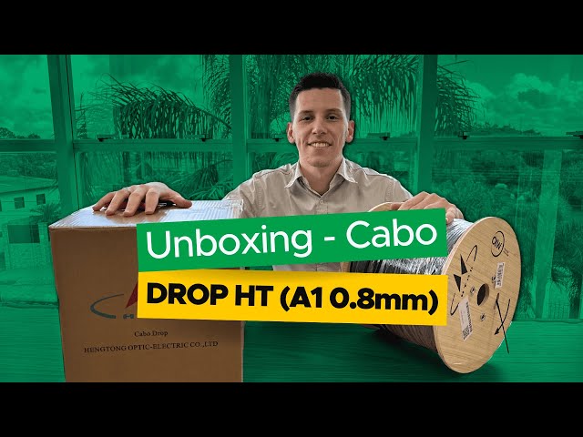 Unboxing: Cabo Óptico DROP Hengtong