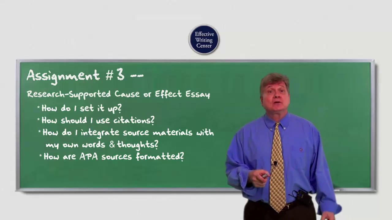 Essays For High School Students To Read Apa Causeeffect Essay With Researchsupport Science And Society Essay also Topic English Essay Apa Causeeffect Essay With Researchsupport Youtube English Literature Essay Structure