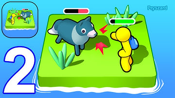 Adventure Island - Gameplay Walkthrough Part 2 Stickman Island Adventure (Android GamePlay)