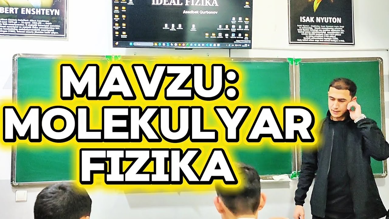 Molekulyar fizika. 1-dars