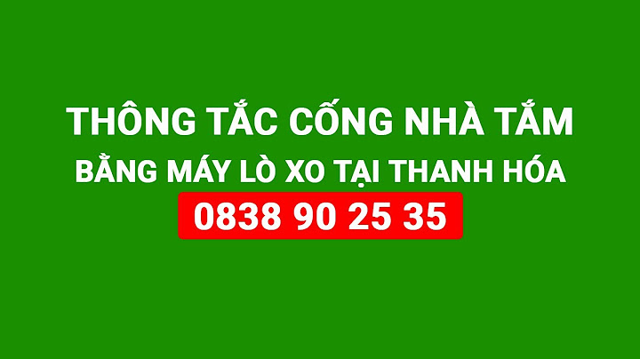 Ba n lò xo thông tắc thanh hóa năm 2024