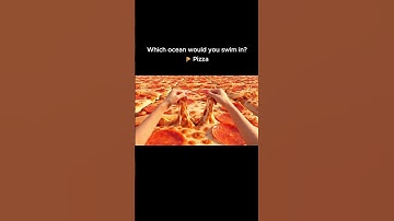 AI ASMR which ocean would you swim in? 🍦🍕🍜🏊🏻 #aiasmr #asmr