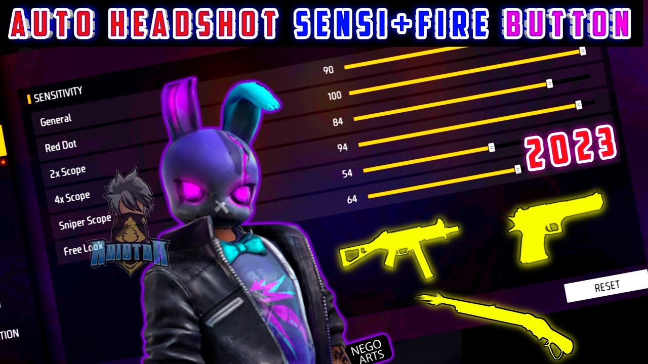 Best Free Fire MAX sensitivity settings for auto headshot (March 2022)