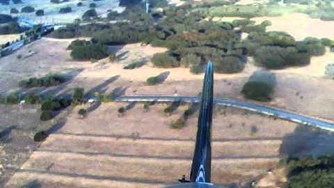 Dynam C-47 Transporter Rearward Looking In-flight Video.wmv