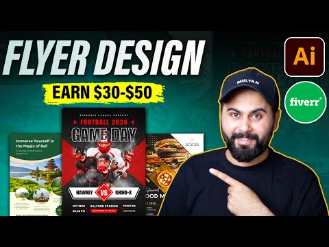 Flyer Design Full Tutorial | How to Create Flyer Design in Illustrator